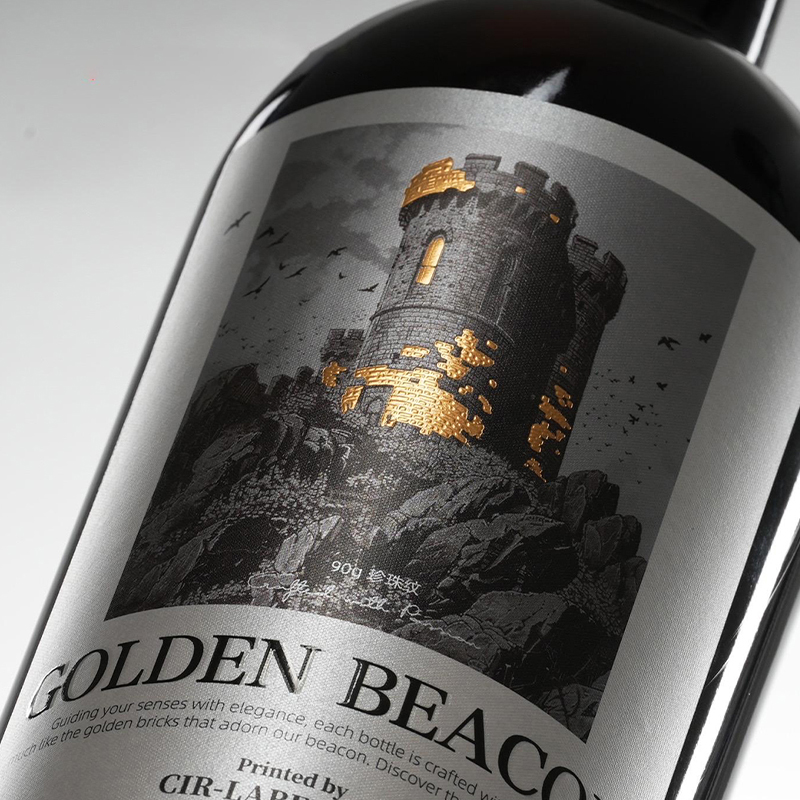3D Gilding of Red Wine